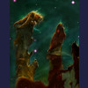 Gas Pillars in the Eagle Nebula m16